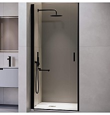 Душевая дверь RGW Leipzig LE-003-B 90 351200309-14 профиль Черный стекло прозрачное