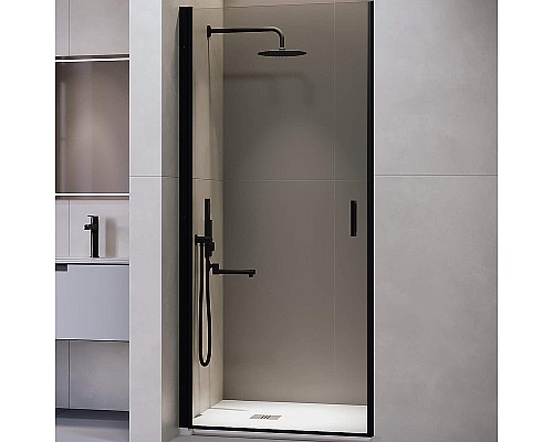 Душевая дверь RGW Leipzig LE-003-B 90 351200309-14 профиль Черный стекло прозрачное