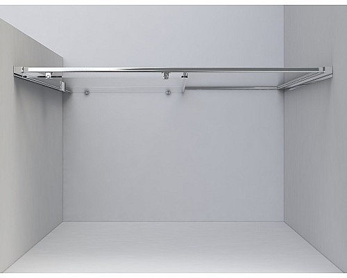 Душевая дверь Vincea Garda 120 VDS-1G120CLG профиль Золото брашированное стекло прозрачное