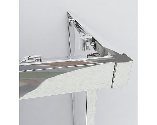 Душевой уголок Vincea Garda 90x80 VSS-1G8090CLG профиль Золото брашированное стекло прозрачное