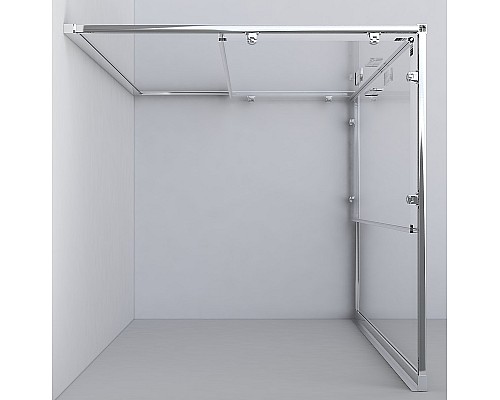 Душевой уголок Vincea Garda 90x80 VSS-1G8090CLG профиль Золото брашированное стекло прозрачное