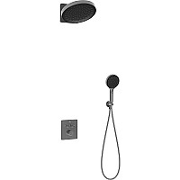 Душевая система Vincea Inspire VSFW-3I21MT3GM с термостатом Вороненая сталь