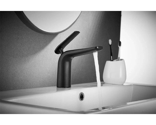 Смеситель для раковины Rose R39H Черный матовый