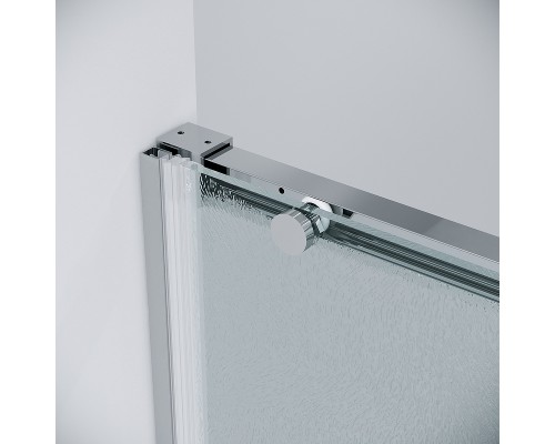 Душевая дверь Grossman Galaxy 130 100.K33.01.130.10.02 профиль Хром стекло шиншилла