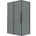 Душевая стенка Grossman Galaxy 80 200.K33.01.80.21.10 профиль Черный матовый стекло тонированное