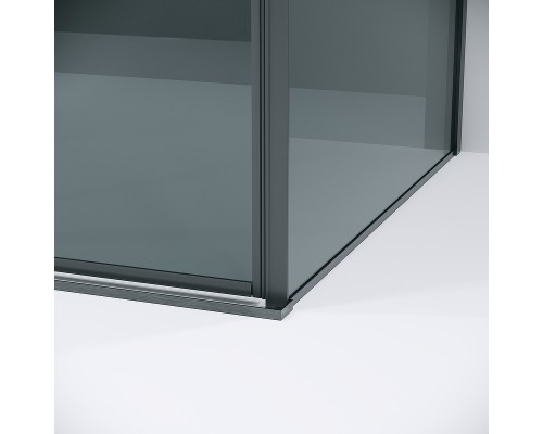 Душевая стенка Grossman Galaxy 90 200.K33.01.90.42.10 профиль Графит сатин стекло тонированное