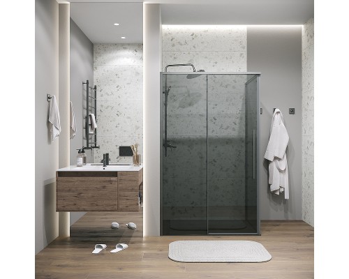 Душевая стенка Grossman Galaxy 90 200.K33.01.90.42.10 профиль Графит сатин стекло тонированное