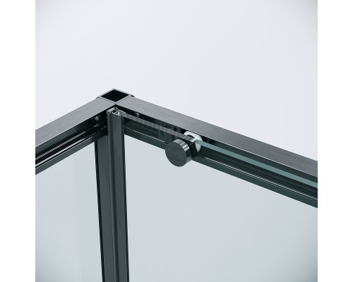 Душевой уголок Grossman Galaxy 100х80 120.K33.01.1080.42.00 профиль Графит сатин стекло прозрачное