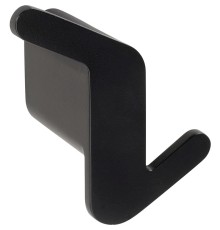 Двойной крючок Bemeta Organic Black Черный матовый