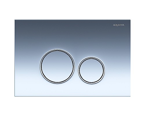 Комплект унитаза с инсталляцией Aquatek Set Aquatek Поларис-018 4в1 с сиденьем Микролифт и клавишей смыва Хром глянцевый