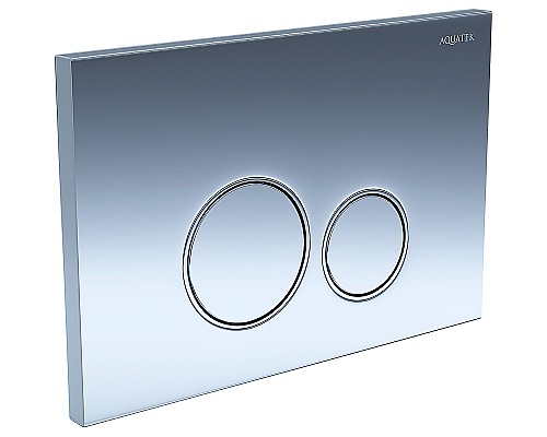 Комплект унитаза с инсталляцией Aquatek Set Aquatek Поларис-018 4в1 с сиденьем Микролифт и клавишей смыва Хром глянцевый