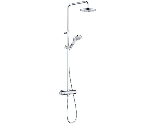 Душевая система Kludi Dive Dual Shower System 6907905-00 с термостатом Хром