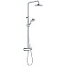 Душевая система Kludi Dive Dual Shower System 6907905-00 с термостатом Хром