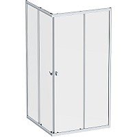 Душевой уголок AM.PM Sunny 100х100 W87G-403-100100-MT профиль Хром матовый стекло прозрачное