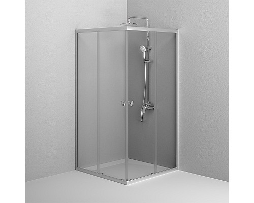 Душевой уголок AM.PM Sunny 100х100 W87G-403-100100-MT профиль Хром матовый стекло прозрачное