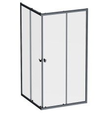 Душевой уголок AM.PM Sunny 120х90 W87G-403-12090-BT профиль Черный матовый стекло прозрачное