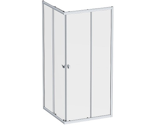 Душевой уголок AM.PM Sunny 90х90 W87G-403-9090-MT профиль Хром матовый стекло прозрачное