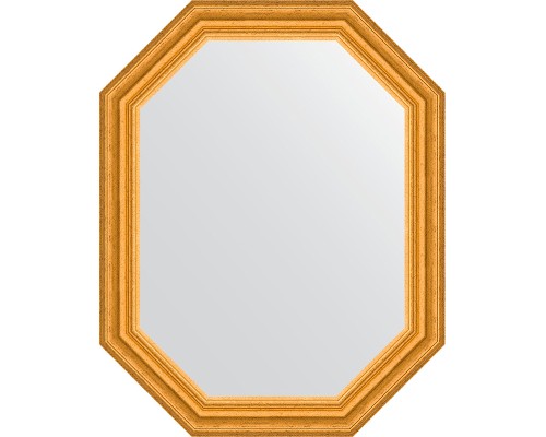 Зеркало Evoform Octagon 57x72 BY 7082 в багетной раме - Состаренное золото 67 мм
