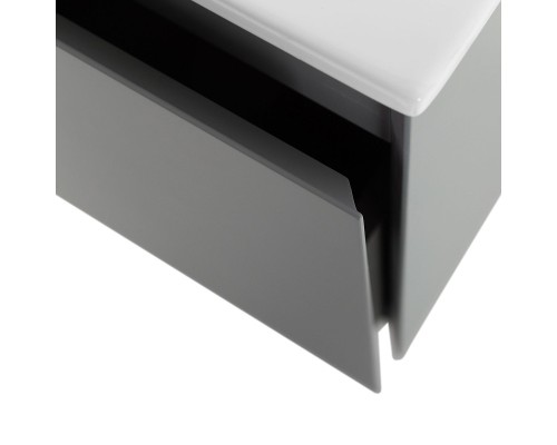 Тумба под раковину Art&Max Latina 60 AM-Latina-600-1C-SO-GM подвесная Серая матовая