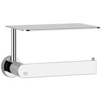 Держатель туалетной бумаги Gessi Emporio Accessories 38855#031 с полкой Хром