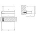 Держатель туалетной бумаги Gessi Emporio Accessories 38855#031 с полкой Хром
