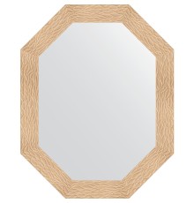 Зеркало Evoform Octagon 76x96 в багетной раме - Золотые дюны 90 мм