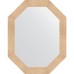 Зеркало Evoform Octagon 76x96 в багетной раме - Золотые дюны 90 мм
