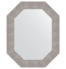 Зеркало Evoform Octagon 61x76 в багетной раме - Чеканка серебряная 90 мм