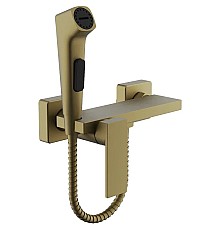 Гигиенический душ со смесителем Belz B55653-5 Золото матовое