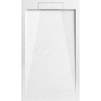 Душевой поддон из искусственного камня Esbano Luxe ESP-LX128W 120x80 ESPLX 128W Белый матовый