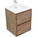 Тумба под раковину Aquanet Милан 50 336376 подвесная Дуб рустикальный