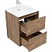 Тумба под раковину Aquanet Милан 50 336376 подвесная Дуб рустикальный