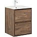 Тумба под раковину Aquanet Милан 50 336376 подвесная Дуб рустикальный