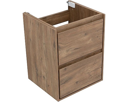 Тумба под раковину Aquanet Милан 50 336376 подвесная Дуб рустикальный
