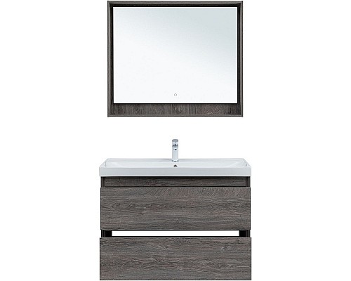 Тумба под раковину Aquanet Милан 100 336375 подвесная Дуб рошелье