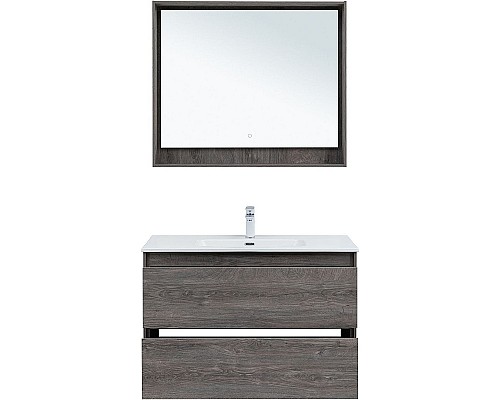 Тумба под раковину Aquanet Милан 100 336375 подвесная Дуб рошелье