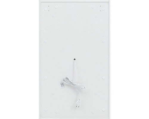 Зеркало Aquanet Милан 50 336390 с подсветкой Белый глянец с сенсорным выключателем