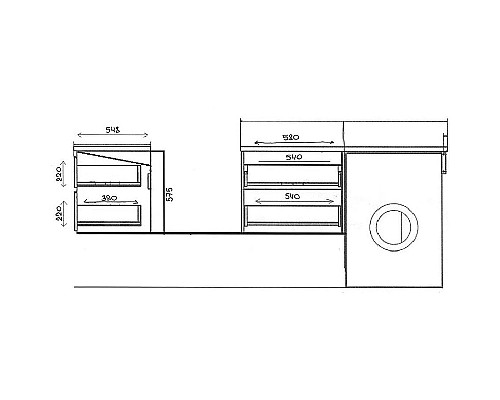 Тумба под раковину Style Line Даллас Леон 120 Люкс Plus СС-00002440 подвесная Белая