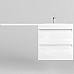 Тумба под раковину Style Line Даллас Леон 120 Люкс Plus СС-00002440 подвесная Белая