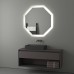 Зеркало Evoform Ledshine 100x100 с подсветкой 32 W - без выключателя - нейтральный белый свет