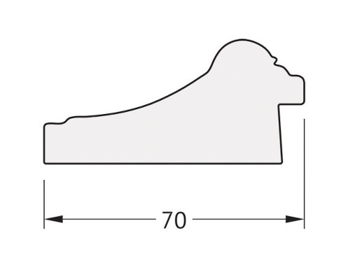 Зеркало Evoform Octagon 58х58 BY 7316 в багетной раме - Состаренная бронза с плетением 70 мм