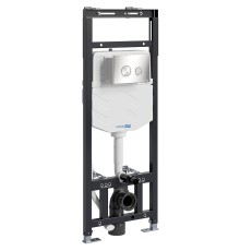 Инсталляция WasserKRAFT Alme 15TLT.010.ME.BN01 для унитаза с клавишей смыва Никель