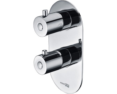 Смеситель для душа WasserKRAFT Berkel 4833 с термостатом Хром