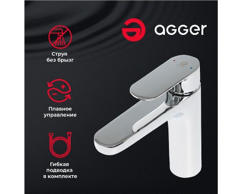 Смеситель для раковины Agger Gorgeus Хром