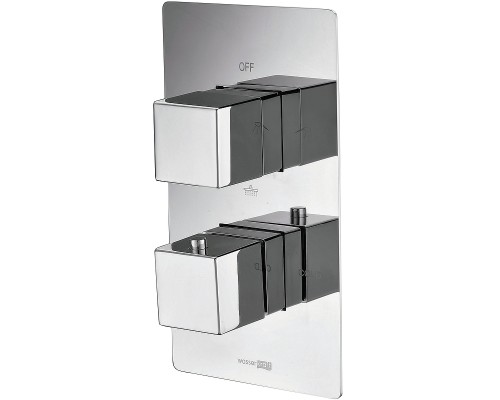 Смеситель для душа WasserKRAFT Alme 1544 с термостатом Хром