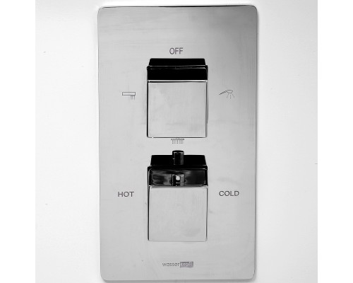 Смеситель для душа WasserKRAFT Alme 1544 с термостатом Хром