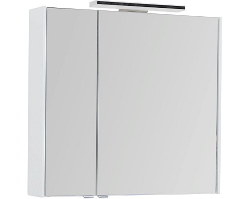 Комплект мебели для ванной Aquanet Бруклин 85 207801 подвесной Белый глянец