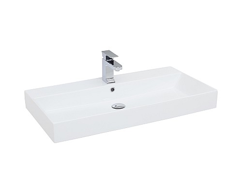 Комплект мебели для ванной Aquanet Бруклин 85 207801 подвесной Белый глянец