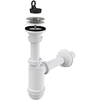 Сифон для раковины Alcaplast A411 Белый