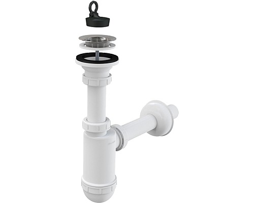 Сифон для раковины Alcaplast A411 Белый